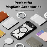 Husa pentru iPhone 17 Air, Ringke Fusion X MagSafe, negru