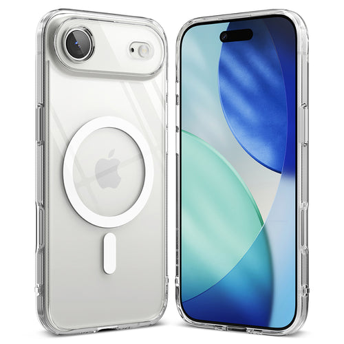 Husa pentru iPhone 17 Air, Ringke Fusion MagSafe, transparenta