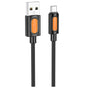 Cablu Borofone de date Silicon Series (BX114), USB to Micro-USB, Silicon, 2.4A, 1m, negru
