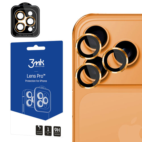 Folie de protectie pentru iPhone 17 Pro, 3mk Lens Protection Pro