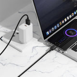 Cablu Borofone de date Placer Series (BX120), USB to USB-Micro, Aliaj aluminiu Shell, Nylon Braided Cable, 2.4A, 1m, negru