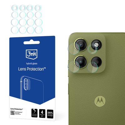 Folie de protectie pentru Motorola Moto G15, 3mk Lens Protection (4 pack)