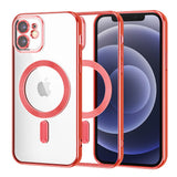 Husa pentru iPhone 12, Techsuit Lux Crystal MagSafe, argintiu