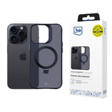Husa pentru iPhone 16 Pro Max, 3mk Smoke Case Mag&Stand, negru