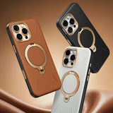 Husa pentru iPhone 17 Pro Max, Torras Qpro Leather Series, gri