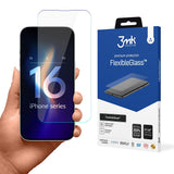 Folie de protectie pentru iPhone 16, 3mk FlexibleGlass