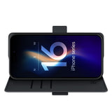 Husa pentru iPhone 16 Pro, 3mk Wallet Case, negru