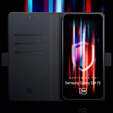 Husa pentru Samsung Galaxy S24 FE, 3mk Wallet Case, negru
