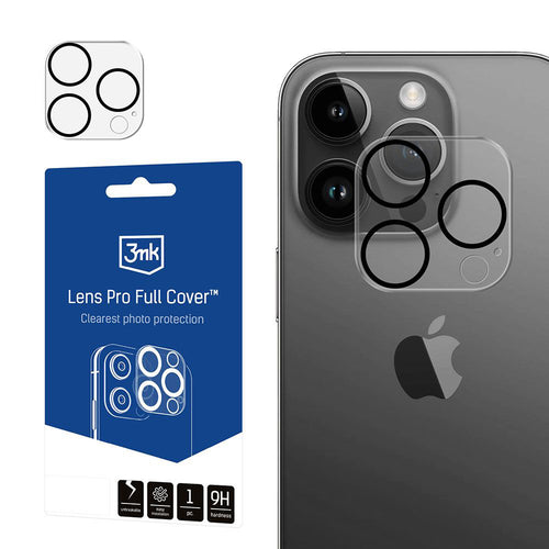 Folie de protectie pentru iPhone 13 Pro, 3mk Lens Pro Full Cover