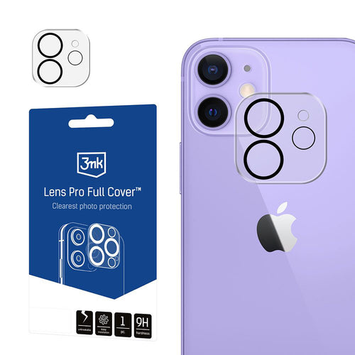 Folie de protectie pentru iPhone 12, 3mk Lens Protection