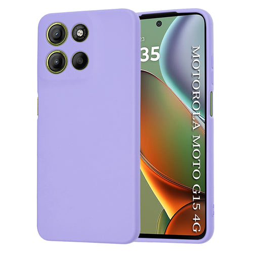Husa pentru Motorola Moto G15, Techsuit SoftFlex, violet