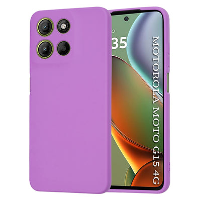 Husa pentru Motorola Moto G15, Techsuit SoftFlex, mov