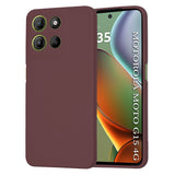 Husa pentru Motorola Moto G15, Techsuit SoftFlex, bordo