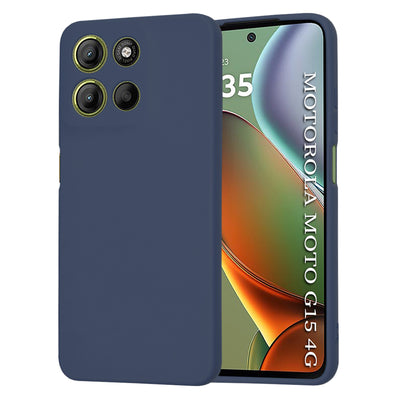 Husa pentru Motorola Moto G15, Techsuit SoftFlex, bleumarin