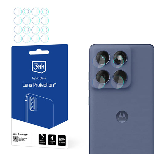 Folie de protectie pentru Motorola Edge 60 Fusion, 3mk Lens Protection (4 pack)