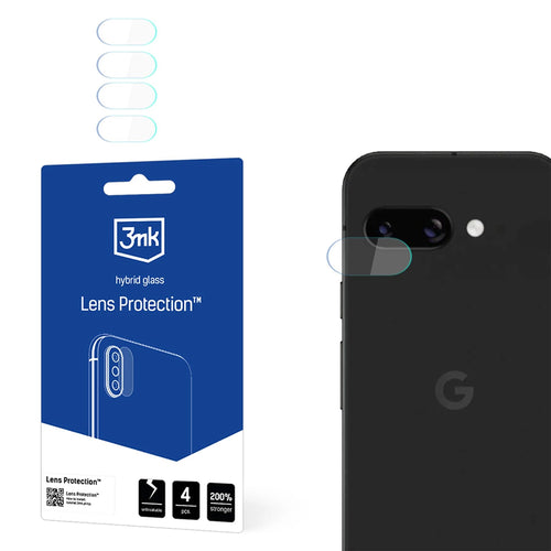 Folie de protectie pentru Google Pixel 9a, 3mk Lens Protection (4 pack)