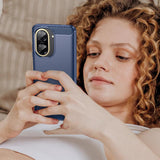 Husa pentru Xiaomi Redmi A5 4G (Standard), Techsuit Carbon Silicone, albastru