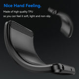 Husa pentru Motorola Moto G05, Techsuit Carbon Silicone, albastru