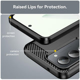 Husa pentru Xiaomi Redmi 15 5G, Techsuit Carbon Silicone, albastru