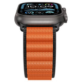 Curea pentru Apple Watch 6 44mm, Spigen Watchband WBF1 (AMP10145), portocaliu