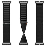 Curea pentru Apple Watch 6 44mm, Spigen Watchband WBF1 (AMP10144), negru