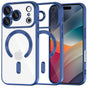 Husa pentru iPhone 17 Pro, Techsuit Lux Crystal MagSafe, albastru