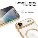Husa pentru iPhone 17 Air, Techsuit Lux Crystal MagSafe, albastru