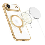 Husa pentru iPhone 17 Air, Techsuit Lux Crystal MagSafe, albastru