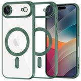 Husa pentru iPhone 17 Air, Techsuit Lux Crystal MagSafe, albastru