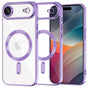Husa pentru iPhone 17 Air, Techsuit Lux Crystal MagSafe, mov