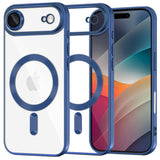 Husa pentru iPhone 17 Air, Techsuit Lux Crystal MagSafe, albastru
