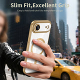 Husa pentru iPhone 17 Air, Techsuit Lux Crystal MagSafe, argintiu