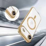 Husa pentru iPhone 17 Air, Techsuit Lux Crystal MagSafe, argintiu