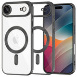 Husa pentru iPhone 17 Air, Techsuit Lux Crystal MagSafe, argintiu