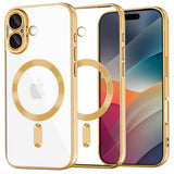 Husa pentru iPhone 17, Techsuit Lux Crystal MagSafe, argintiu