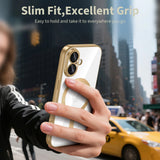 Husa pentru iPhone 17, Techsuit Lux Crystal MagSafe, argintiu