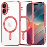 Husa pentru iPhone 17, Techsuit Lux Crystal MagSafe, argintiu