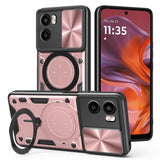 Husa pentru Motorola Moto G05, Techsuit CamGuard Pro, roz auriu