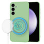 Husa pentru Samsung Galaxy S23 FE, Techsuit SoftFlex MagSafe, verde deschis