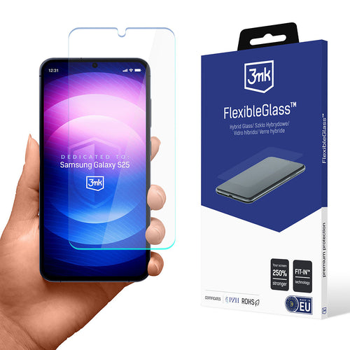 Folie de protectie pentru Samsung Galaxy S25, 3mk FlexibleGlass