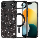 Husa pentru iPhone 17 Air, Techsuit Lux Glitter MagSafe, argintiu