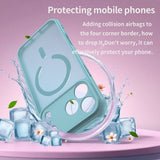 Husa pentru iPhone 17 Pro Max, Techsuit HaloFrost II MagSafe, verde menta
