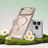Husa pentru iPhone 17 Pro Max, Techsuit HaloFrost II MagSafe, auriu