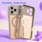 Husa pentru iPhone 17 Pro Max, Techsuit HaloFrost II MagSafe, auriu