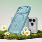 Husa pentru iPhone 17 Pro, Techsuit HaloFrost II MagSafe, verde menta