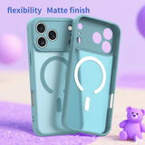 Husa pentru iPhone 17 Pro, Techsuit HaloFrost II MagSafe, verde menta