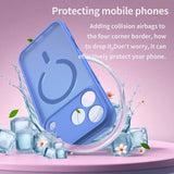 Husa pentru iPhone 17 Pro, Techsuit HaloFrost II MagSafe, albastru