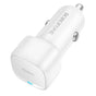 Incarcator auto Borofone Cloud (BZ34A), Type-C, Un port, 20W (PD/QC/FCP/AFC), ABS, alb