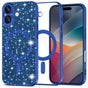 Husa pentru iPhone 17, Techsuit Lux Glitter MagSafe, albastru