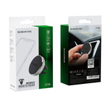 Suport auto Borofone Air (BH8), pentru Grila ventilatie, Magnetic, Aliaj aluminiu + Silicon, negru